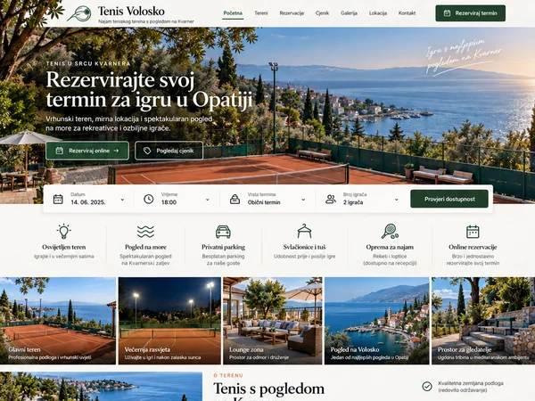 Website (Tenis Volosko)
